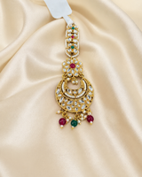 Kundan Bindiya, with Ruby and Emerald Stones