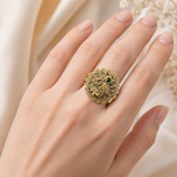 Rajwari Rings with Emerald Stones