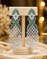 Zircon earrings