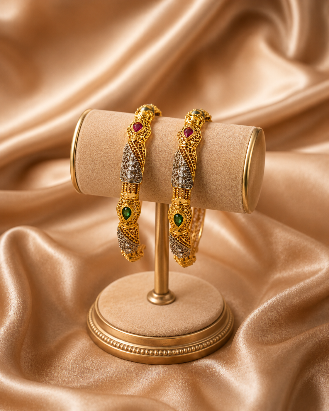 Gold-plated Bangles