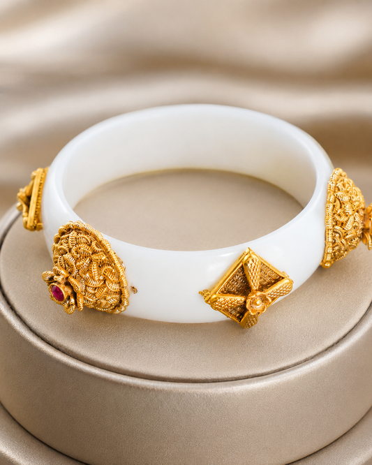 Rajwari Hasli Kara 1 Piece 2.4 – Kara Bangle by Ladybug