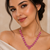 Flower Necklace With Gold Plated (LB-41, LB-38)