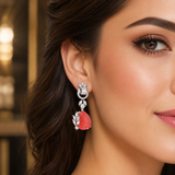Duplet Stone Earrings (LB-409)