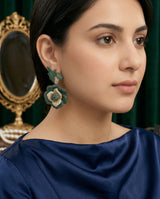 American Zircon Earrings with Victorian Polish (LB 23)