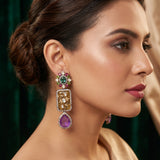Duplet Stone Earrings