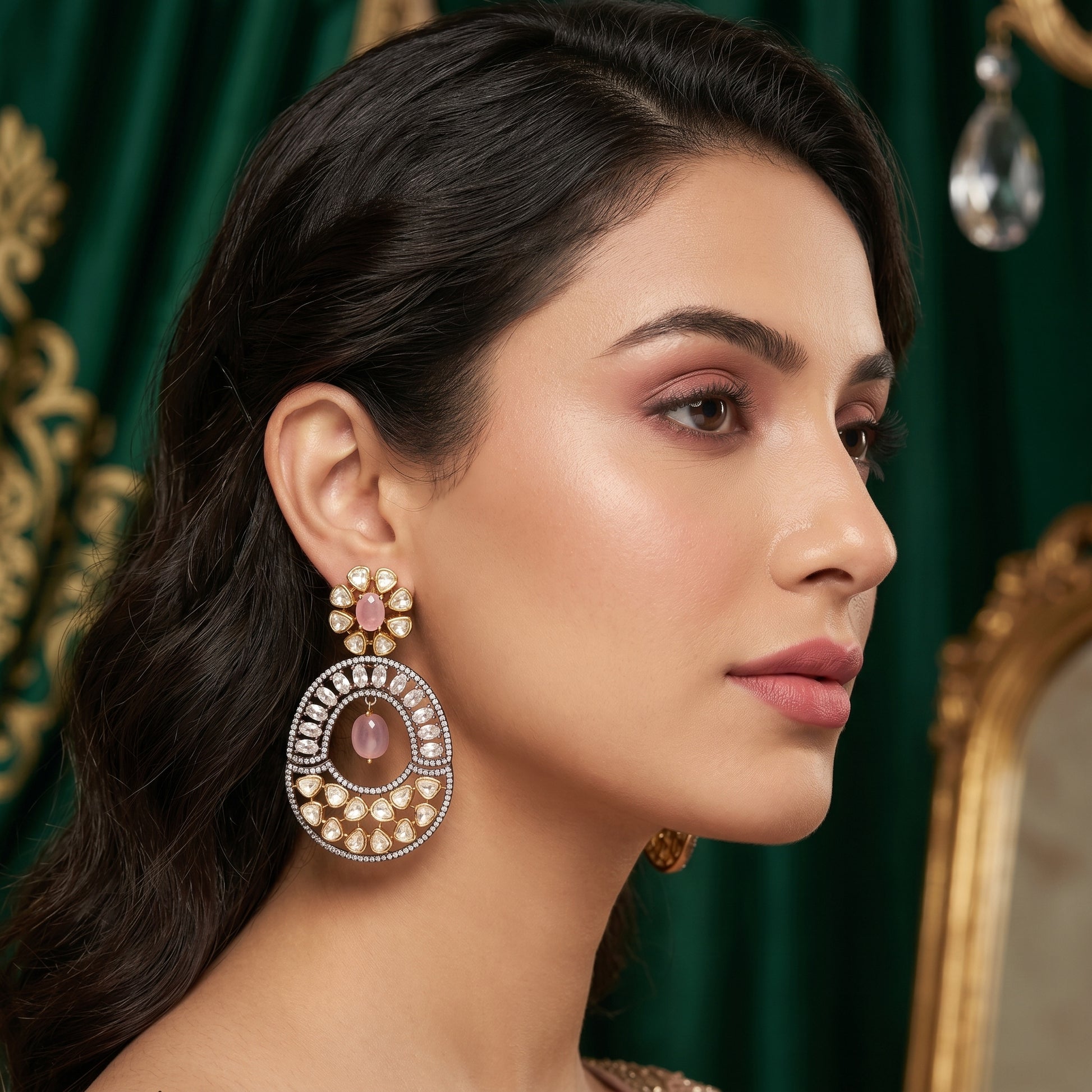 Chandbali Earrings for Women – Chandbali Earrings by Ladybug (Photo 2)
