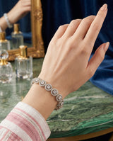 Gold-Plated, Micro Ad Zircon Bracelet (LB-883)