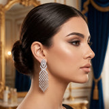 Zircon earrings
