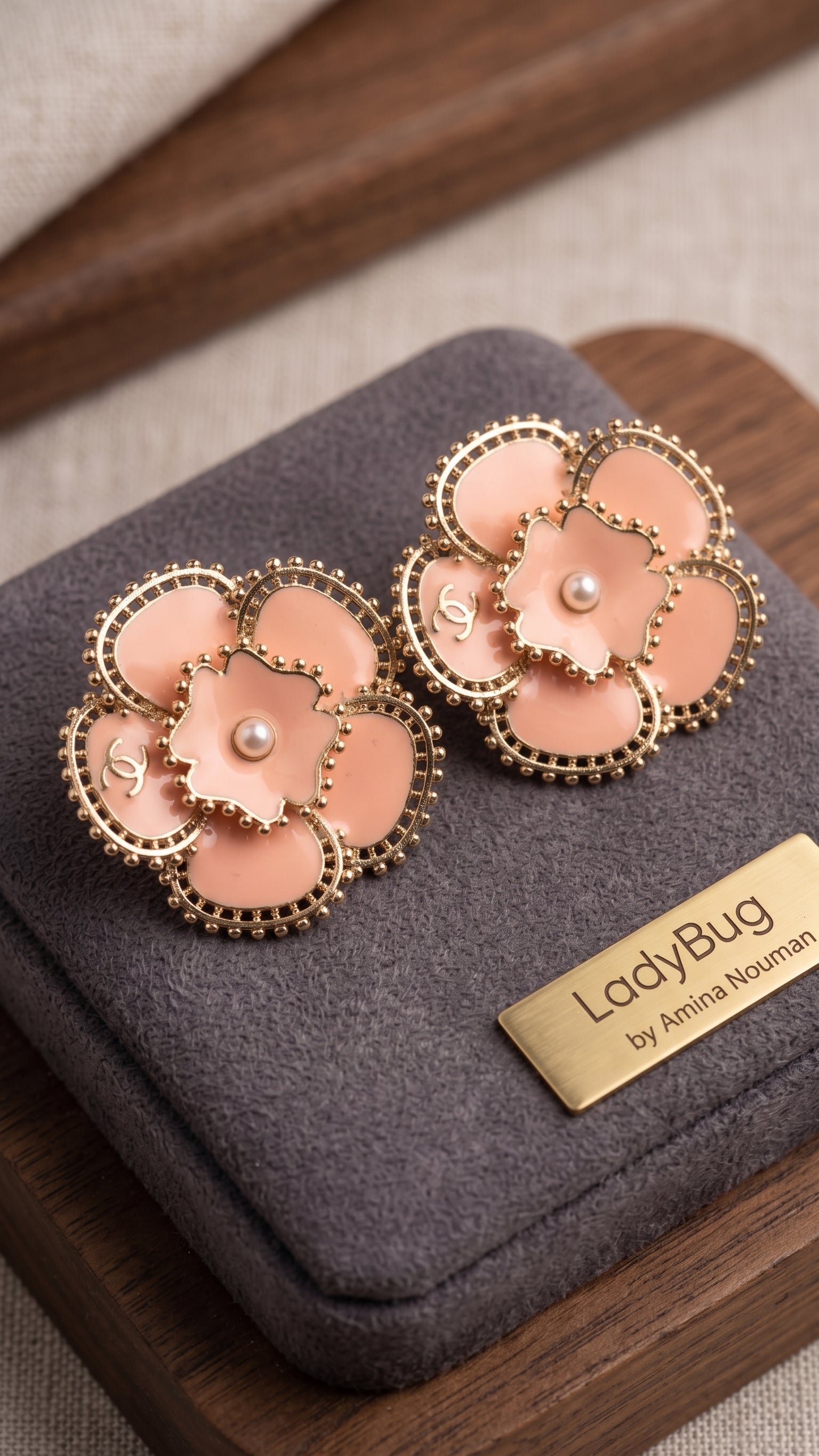 Rose Design Studs