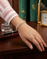 Diamond-Cut Bracelet with High-Quality Zircon