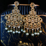 Floral cascade Jhumka (LB-394, LB-393)