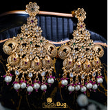 Floral cascade Jhumka (LB-394, LB-393)