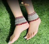 Bridal anklets with beautiful pearls