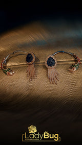 Detachable Peacock Earrings!