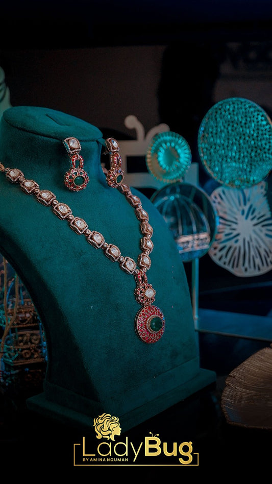 Tiyani Kundan Mala Set