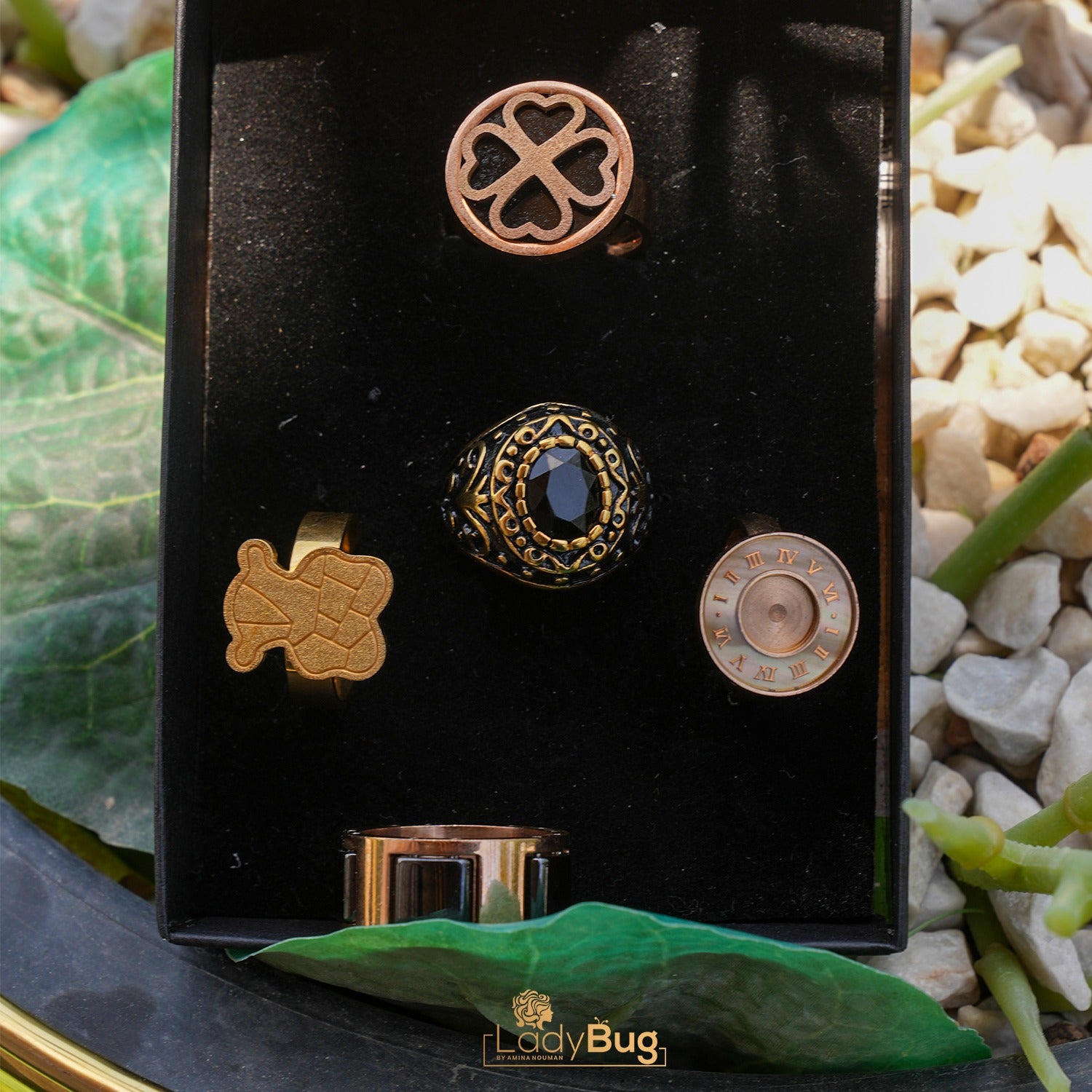 Bundle of 5 rings ''EID OFFER''