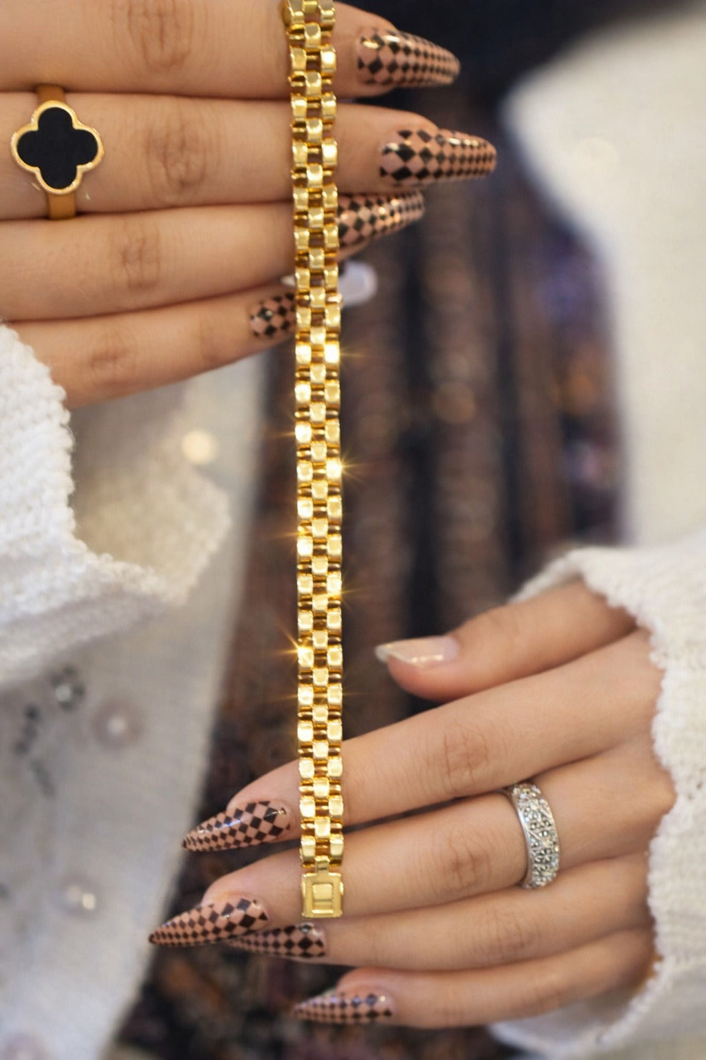 stainless steel golden bracelet  LB-920