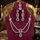 Diamond Cut AD Zircon Bridal Set