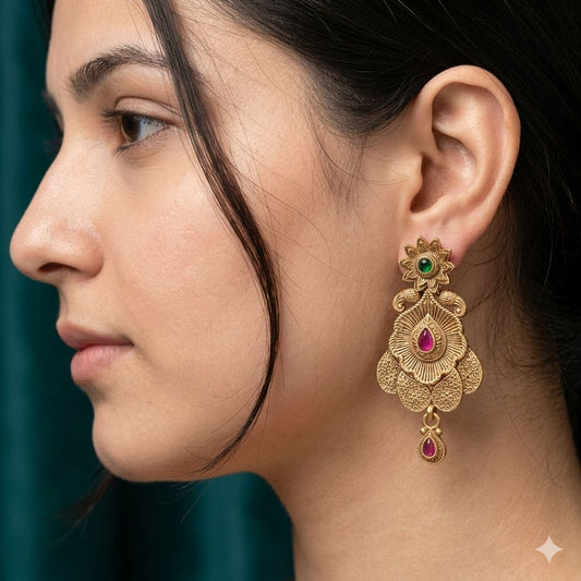 Rajwari indian Earrings – Earrings by Ladybug