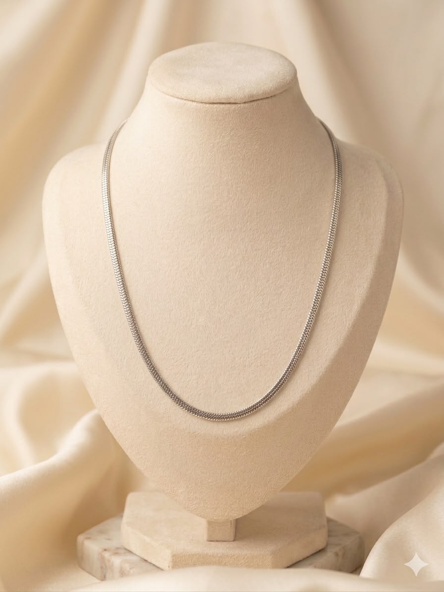 Silver Chain Necklace – Necklace by Ladybug (Photo 3)