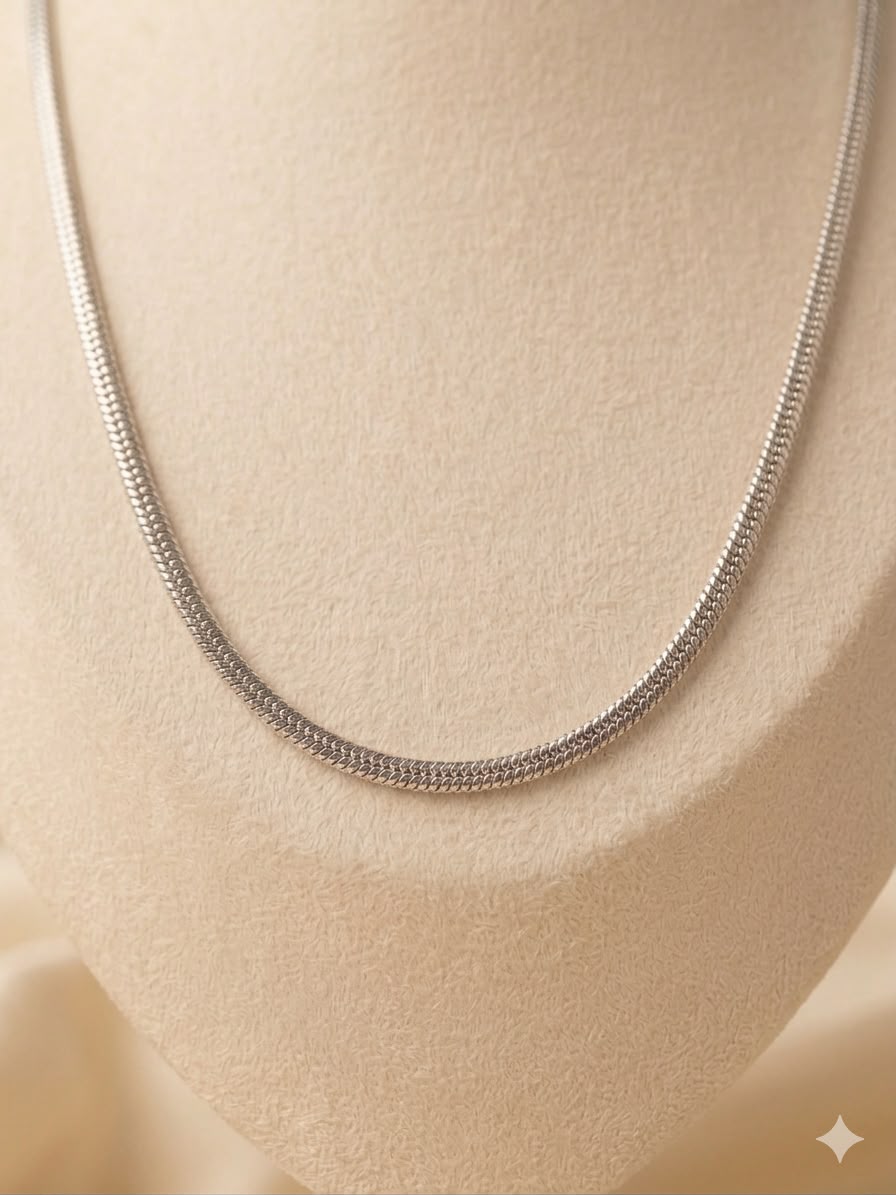 Silver Chain Necklace – Necklace by Ladybug (Photo 2)