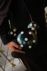 Jazzy Bags Kids & Girls Micky Design Deep Green Colour