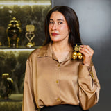 Mask Gold Earring (LB-354)