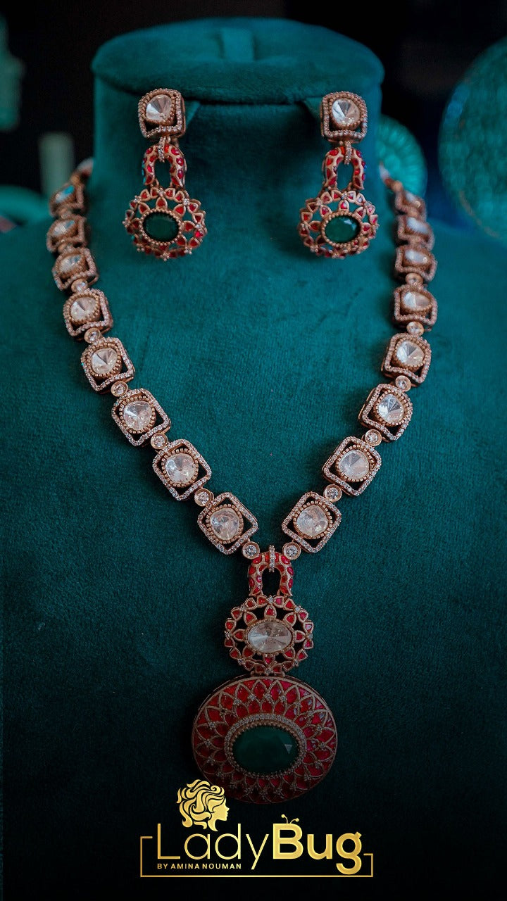 Tiyani Kundan Mala Set