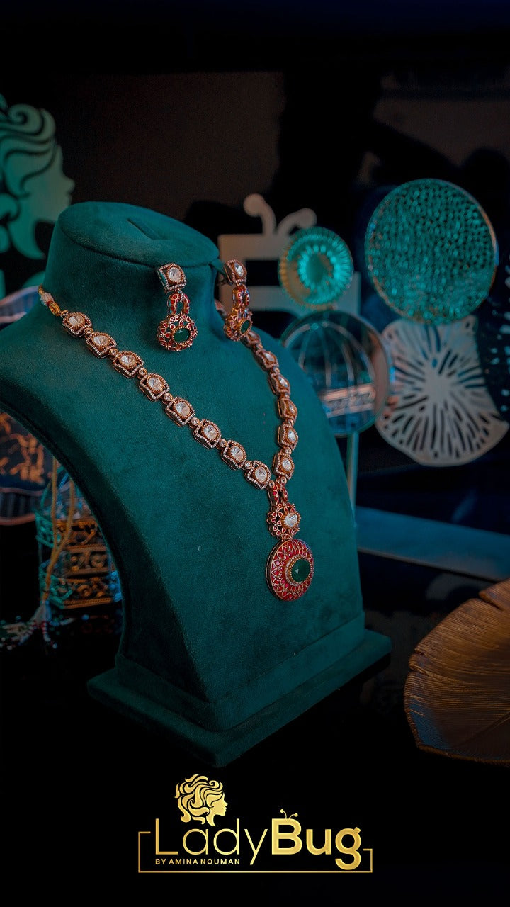 Tiyani Kundan Mala Set