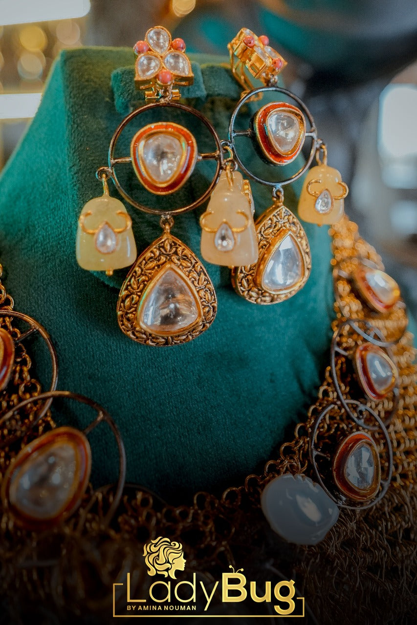 Modern Kundan Necklace Set