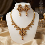 Rajwari Mala with Rubi and Emerald Stone