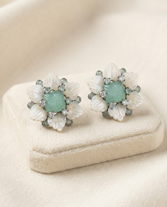 Premium Floral Stud Earrings
