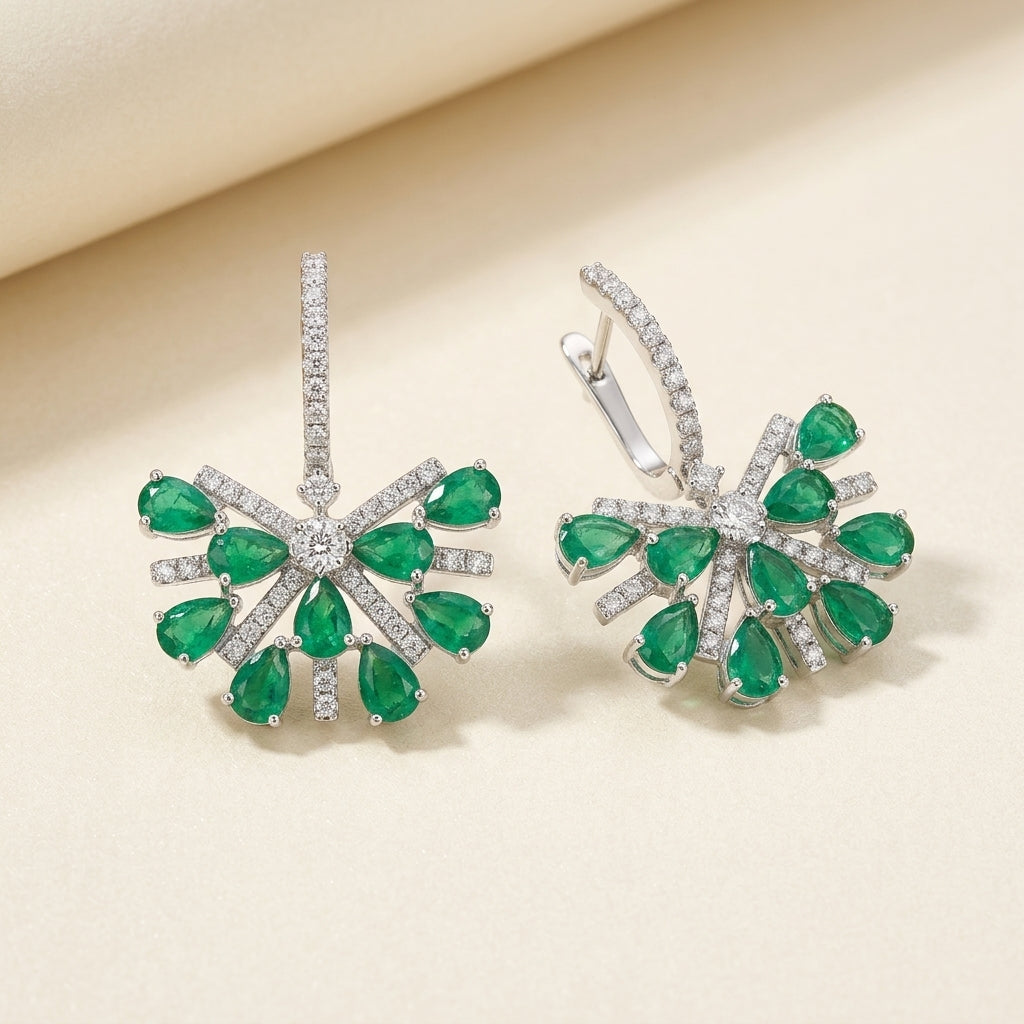 Zircon Butterfly Earrings